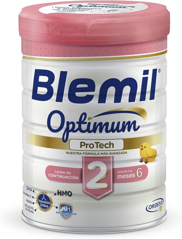 Blemil 2 Optimum ProTech - Leche de continuación en polvo, Desde los 6 Meses, 800g